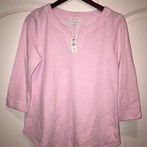 NWT T by Talbots Pink Pullover Sweater Size Petite Medium PM NWT